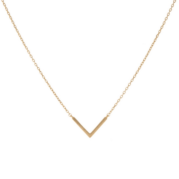 Wholesale dainty V Necklace Long Adjustable Extender