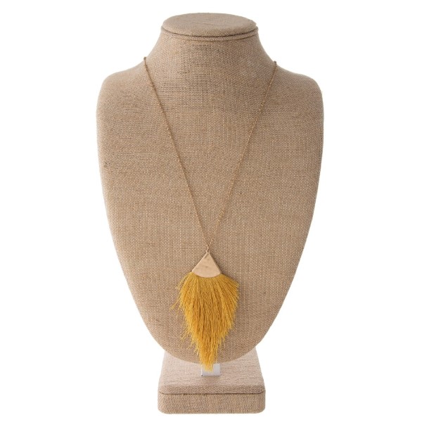 Wholesale long satellite chain necklace tassel pendant Pendant overall