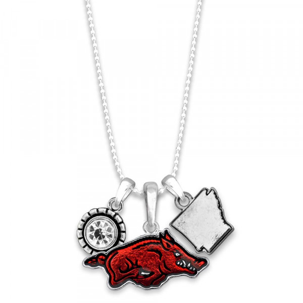 Wholesale officially licensed metal necklace university logo