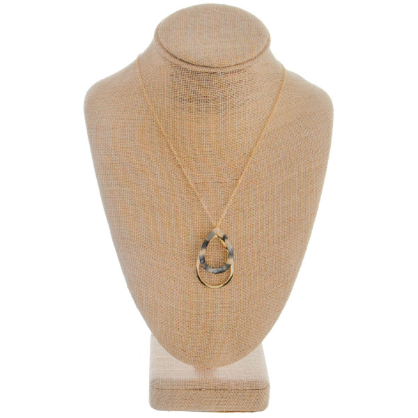 Wholesale stud circle earrings long drop necklace acetate detailed drop Approxim