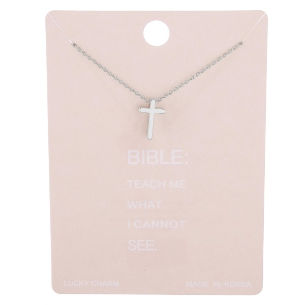 Wholesale dainty Cross Lucky Charm Necklace Cross Pendant cm L Adjustable Extend