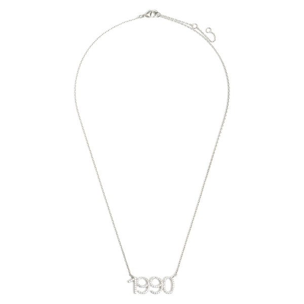 White Gold Dipped 1990 Birth Year Necklace Featuring CZ Accents.

- White Gold Dipped
- Adjustable Lengths: 15.5", 16.5", and 17.5"