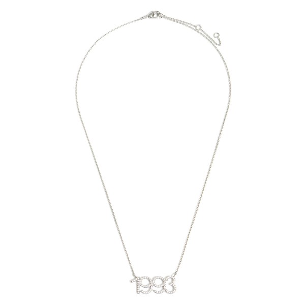 White Gold Dipped 1993 Birth Year Necklace Featuring CZ Accents.

- White Gold Dipped
- Adjustable Lengths: 15.5", 16.5", and 17.5"