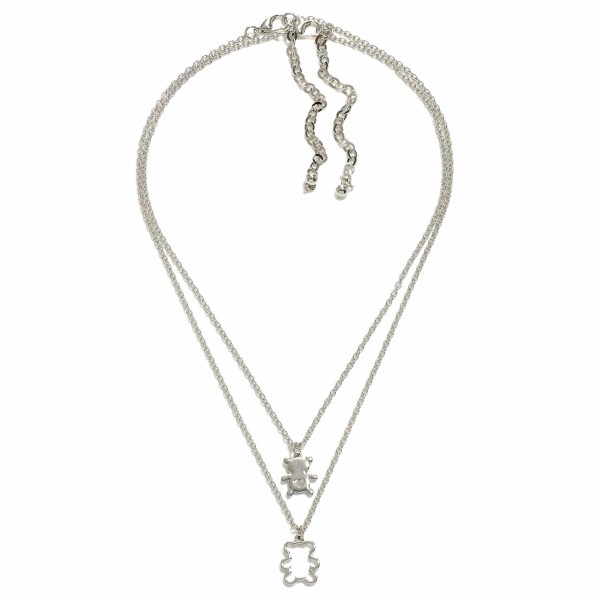 Wholesale matching Mother Daughter Chain Link Necklace Set Mama Baby Bear Charms