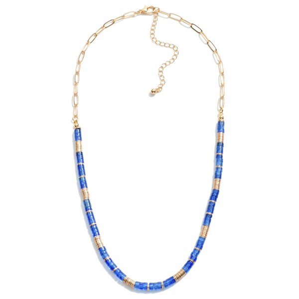 Wholesale chain Necklace Heishi Beads Chain Chain Extender L