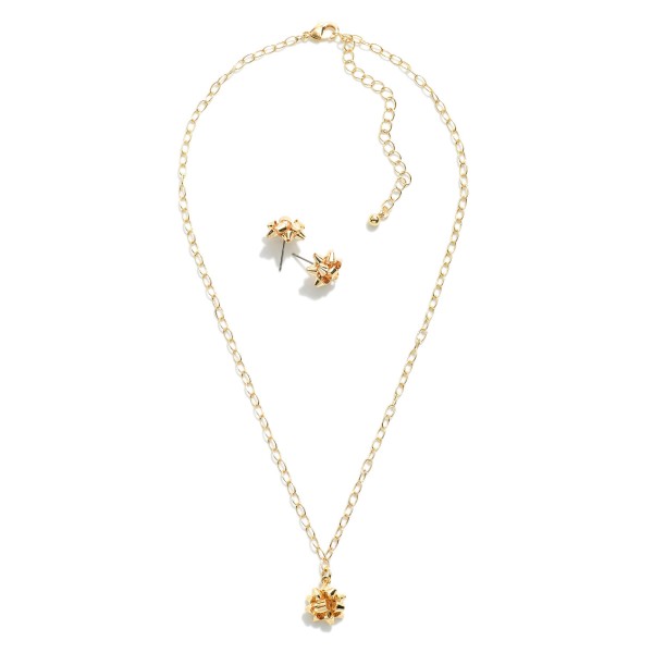 Wholesale christmas Necklace Earring Set Christmas Gift Bows Stud Earrings W Nec