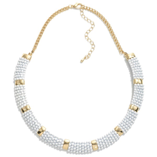 Wholesale chain Link Necklace Linked Studded Bars L Extender L