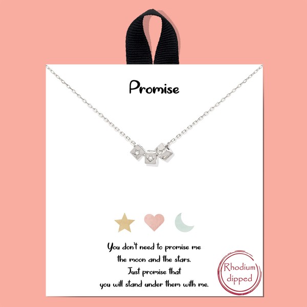 Wholesale dainty Chain Link Necklace Metal Moon Stars Beads Cubic Zirconia Inlay