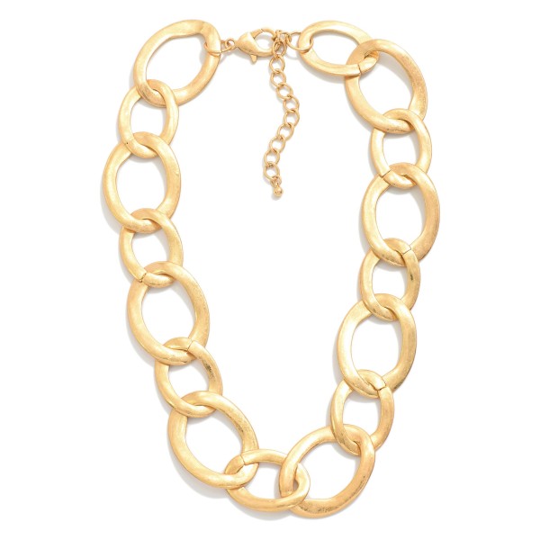 Wholesale oversized Metal Chain Link Necklace L