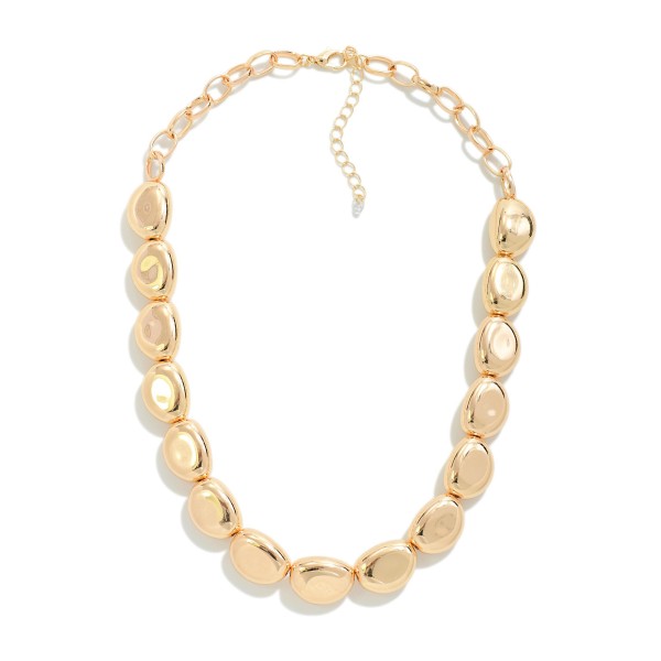 Wholesale chunky Beaded Chain Link Necklace L Extender L