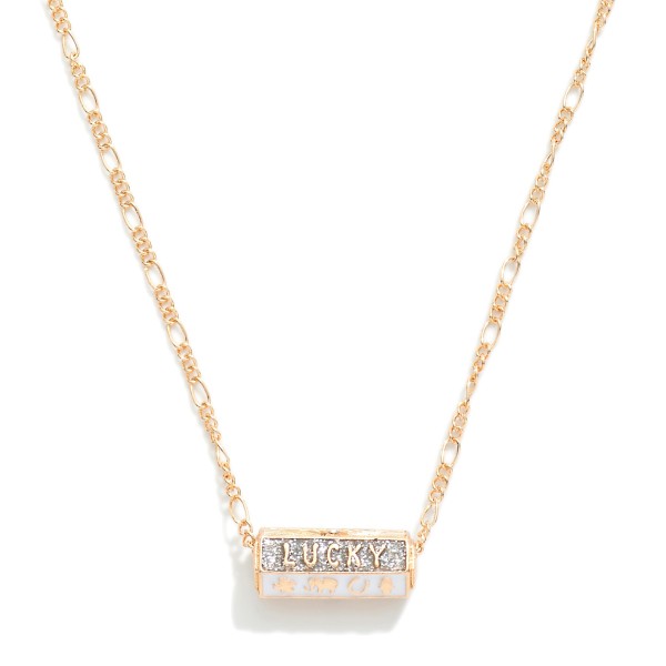 Wholesale chain Link Rolling Message Pendant Necklace L Extender L