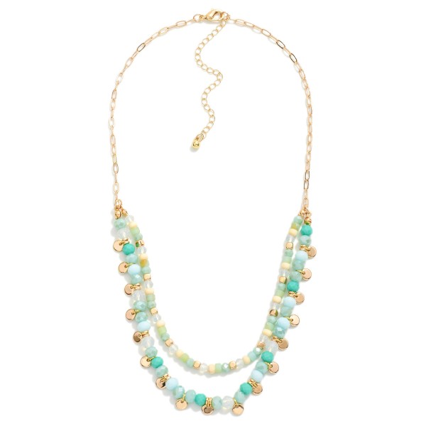Wholesale chain Link Necklace Beaded Layering L Extender L