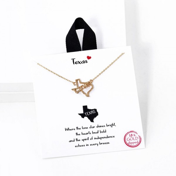 Wholesale dainty Chain Link Necklace State Pendant L Extender L Hypoallergenic B