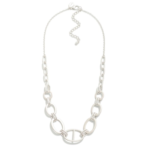 Wholesale metal Flatten Chain Link Necklace L Extender L