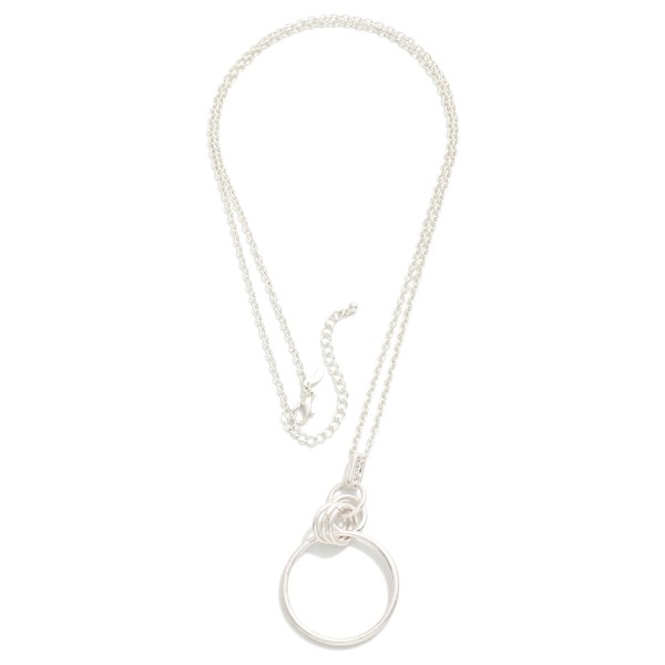 Wholesale long Chain Link Necklace Linked Hoops Pendant L Extender L