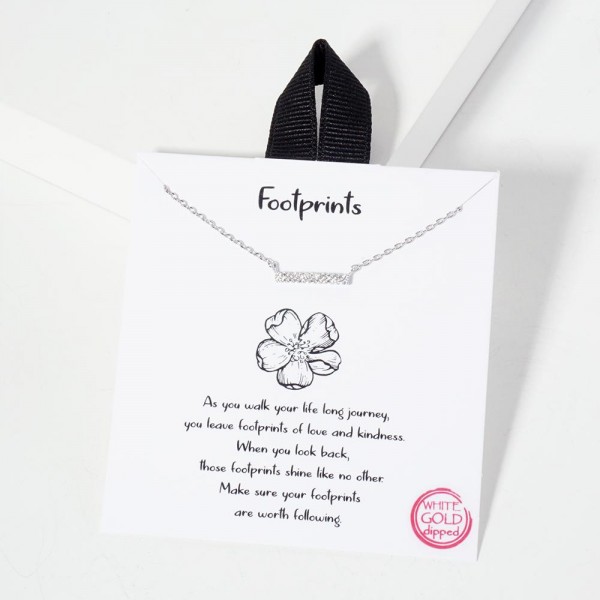 Wholesale dainty Chain Link Necklace Cubic Zirconia Bar Pendant L Extender L Mad