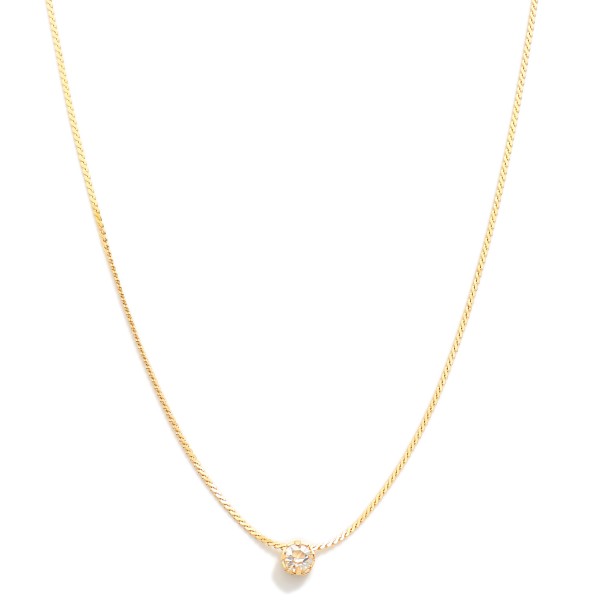 Wholesale serpentine Chain Link Necklace Gold Circle Pendant L Extender L k Gold