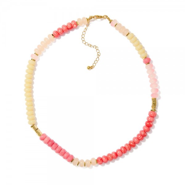 Wholesale stone Beaded Candy Necklace L Extender L