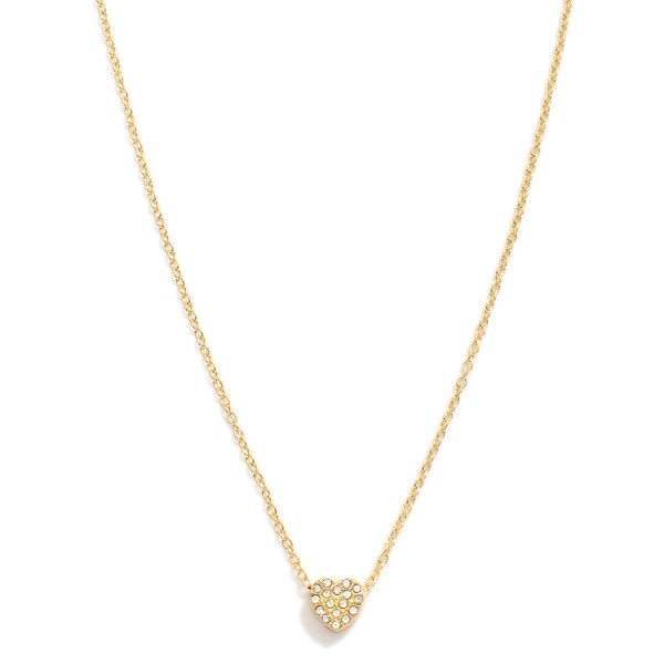Wholesale rhinestone Pave Heart Stud Earrings Necklace Set Necklace L Earrings L