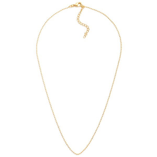 Wholesale ball Chain Necklace L Extender L k Gold Hypoallergenic Made Brazil