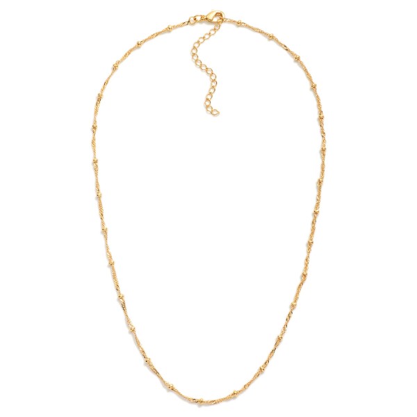 Wholesale cuban Chain Link Necklace Gold Circle Stations L Extender L k Gold Hyp