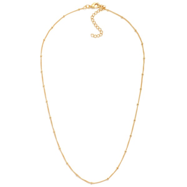 Wholesale dainty Chain Link Necklace Metal Disk Stations L Extender L k Gold Hyp