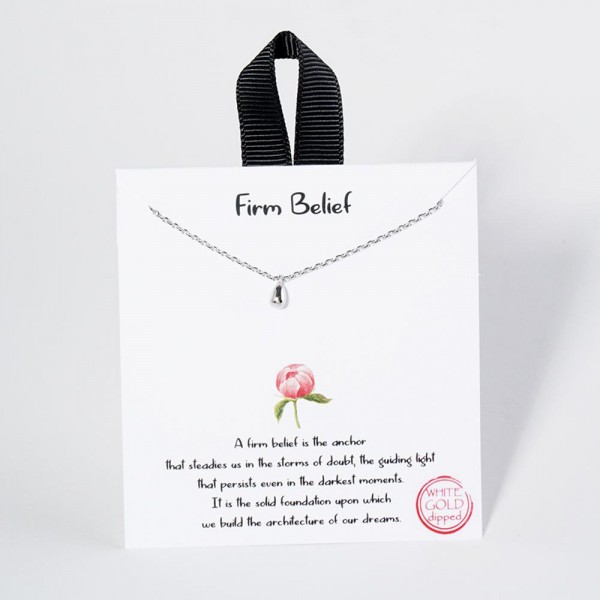 Wholesale dainty Chain Link Necklace Metal Flower Petal Pedant L Extender L Made