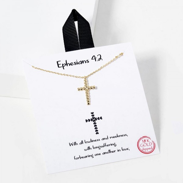 Wholesale dainty Chain Link Necklace Metal Hearts Cross Pendant L Extender L Mad
