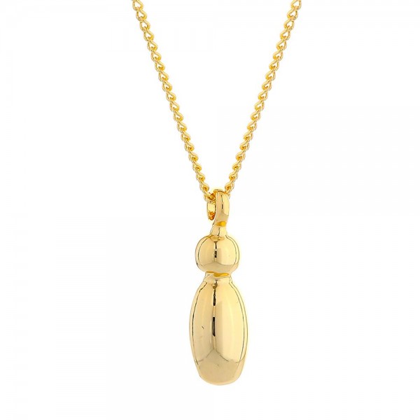 Wholesale do Everything Love Chain Link Necklace Metal Bubble Initial Pendant L