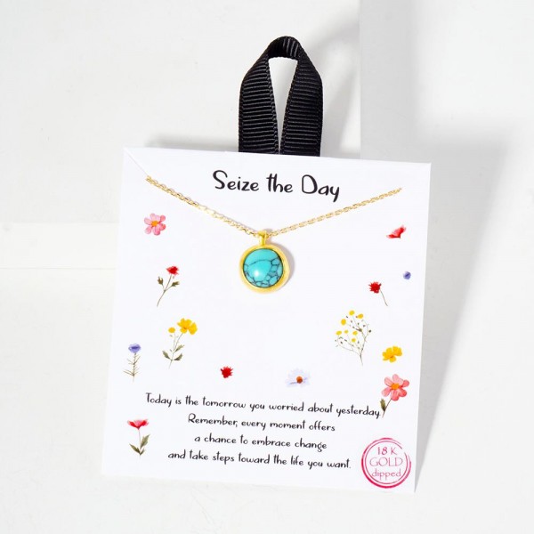 Wholesale dainty Chain Link Necklace Metal Stone Pendant L Extender L Made Korea