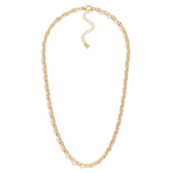 Wholesale petite Link Mariner Chain Necklace L Extender L