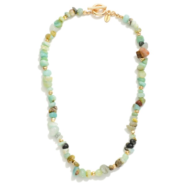 Wholesale beaded Semi Precious Stone Necklace L