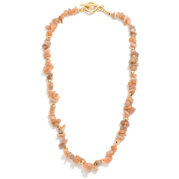 Wholesale beaded Semi Precious Stone Necklace L