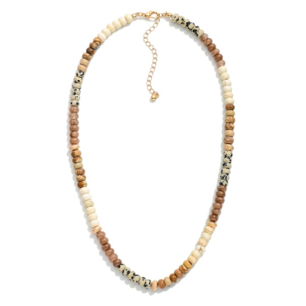 Candy Stone Beaded Necklace 

- Approximately 16" L
- Extender 3" L