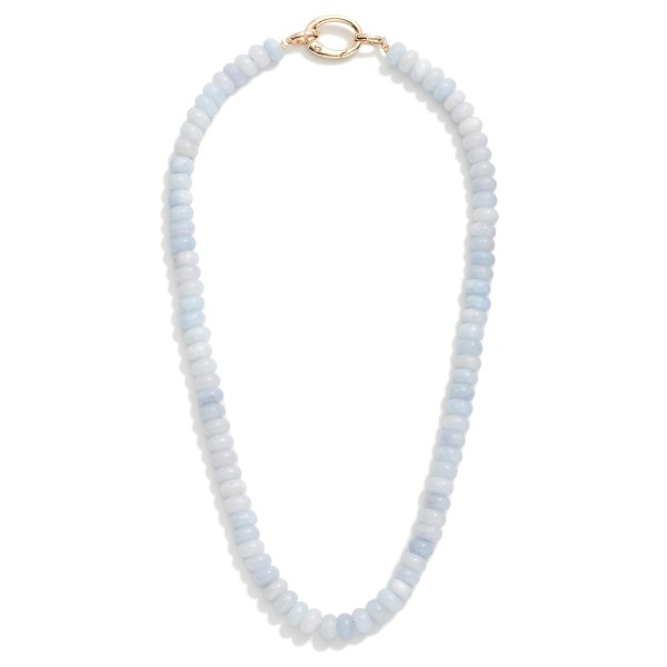 Wholesale candy Stone Beaded Necklace L