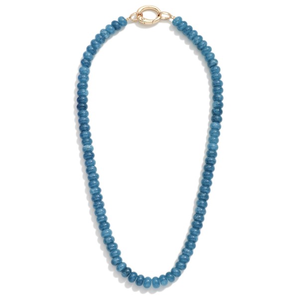 Wholesale candy Stone Beaded Necklace L