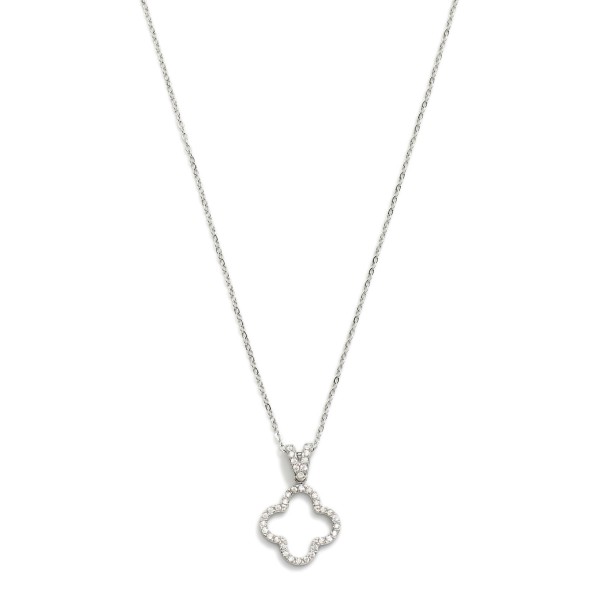 Wholesale layered Chain Link Necklace Metal Puffy Heart Pearl Pendants Stainless