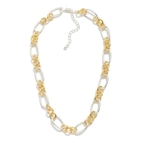 Oval Chain Link Necklace

- Approximately 16" L
- Extender 3" L