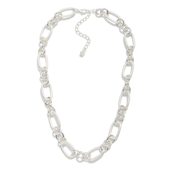 Oval Chain Link Necklace

- Approximately 16" L
- Extender 3" L