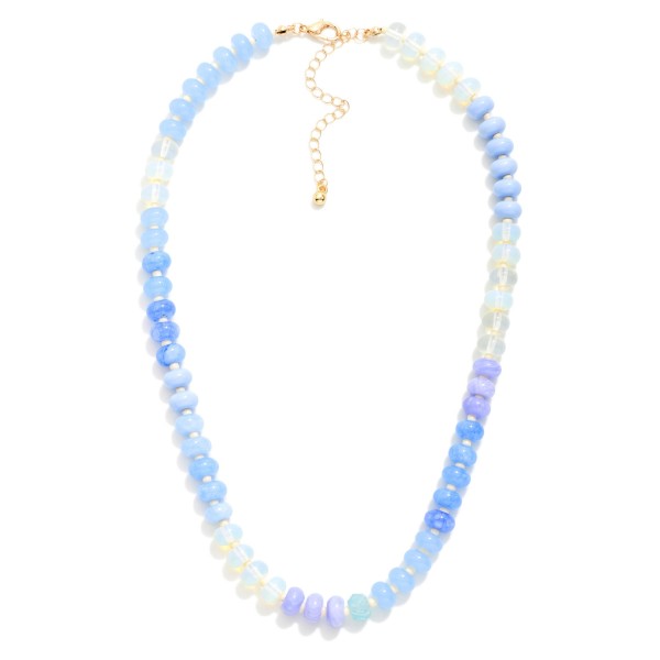 Beaded Necklace Featuring Candy Beads 

- Approximately 16" L 
- Extender 3" L  