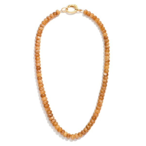 Candy Stone Beaded Necklace 

- Approximately 16" L 
