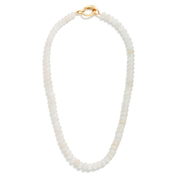 Candy Stone Beaded Necklace 

- Approximately 16" L 
