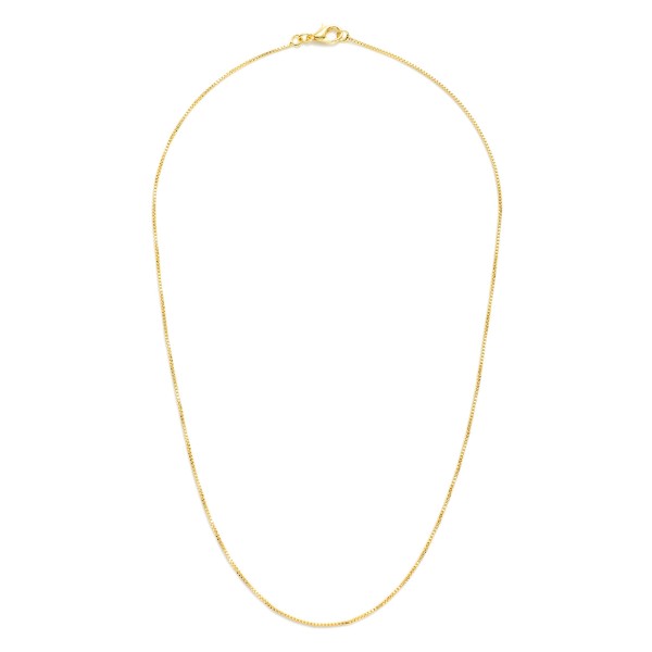 Box Chain Link Necklace 

- Gold Filled 
- Approximately 16" L