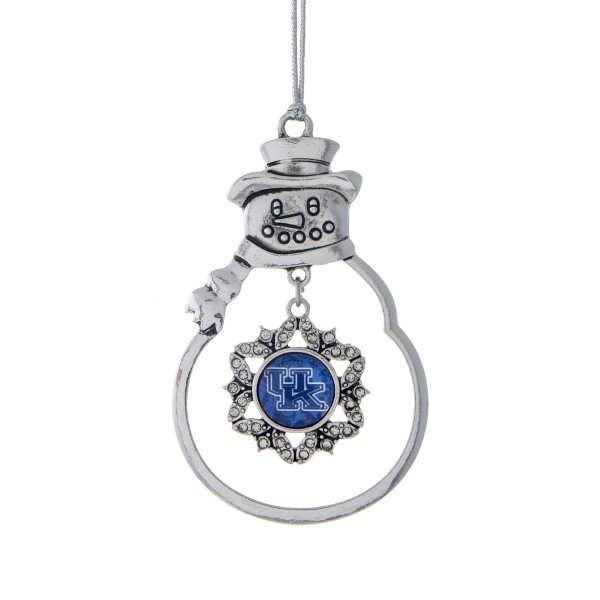 Wholesale kentucky Fans decorate Christmas tree year pewter Snowman ornament off