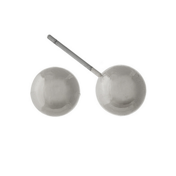Wholesale silver stud earrings mm bead