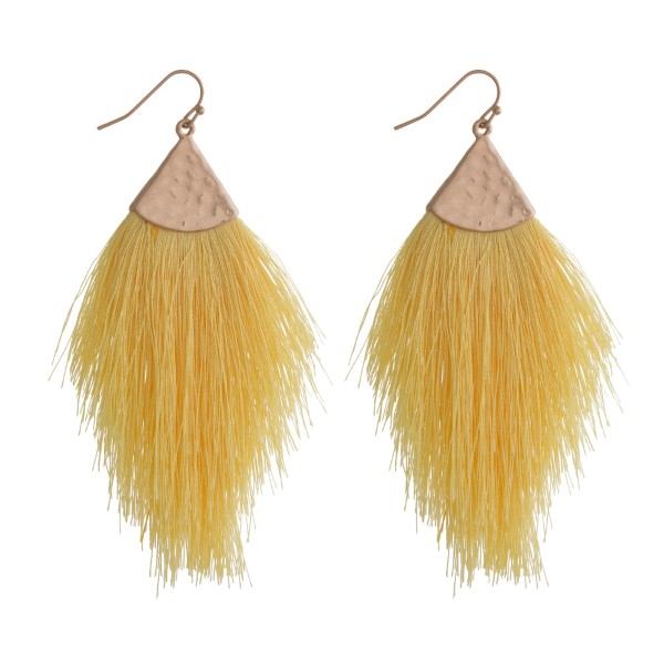 Wholesale thread tassel earrings