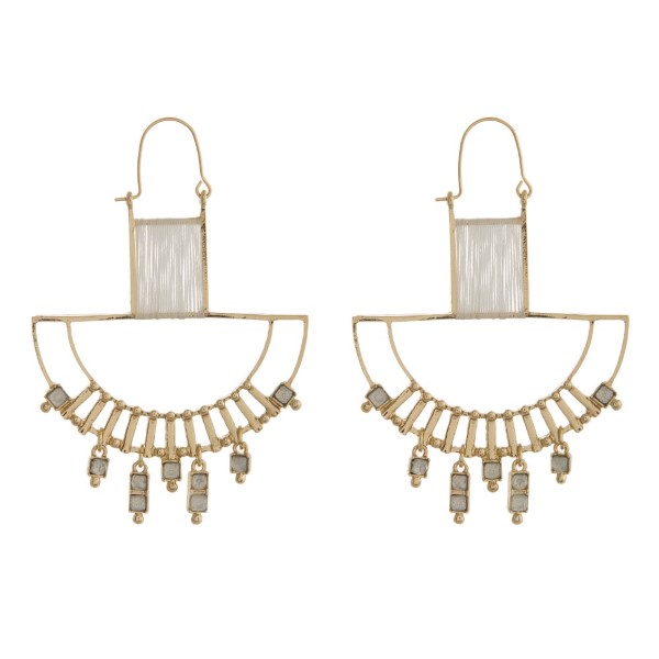 Wholesale metal earring rhinestone accent
