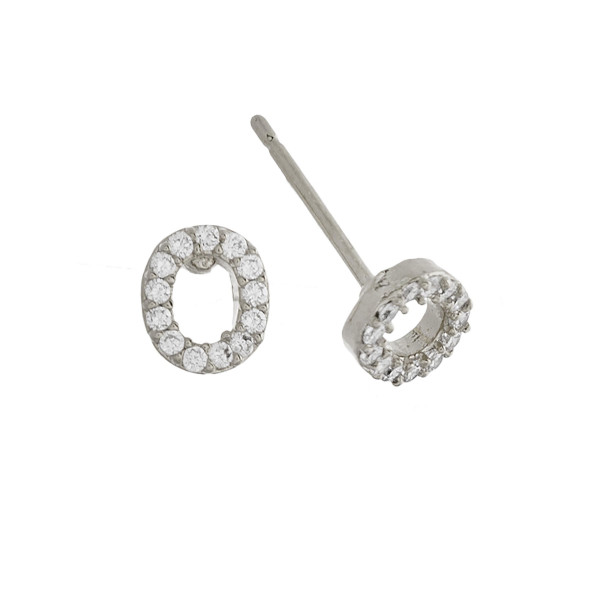 Wholesale gorgeous gold dipped initial stud earrings Approximate