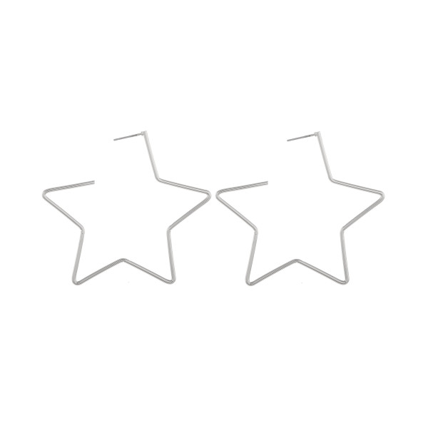 Wholesale long metal star hoops Measure