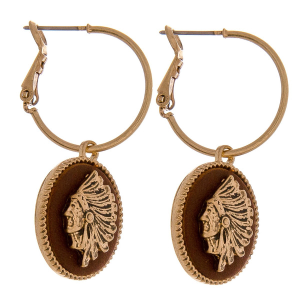 Wholesale dainty hoop earrings faux leather accent Indian details